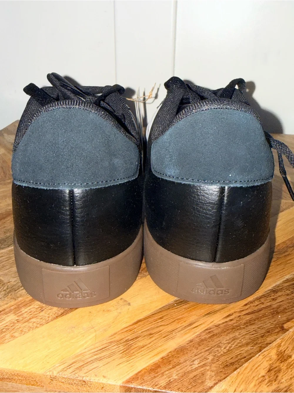 adidas VL Court 3.0 Black White Gum Men’s 12
